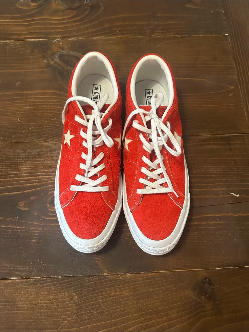 Converse One Star Low Top Sneakers - Red & White